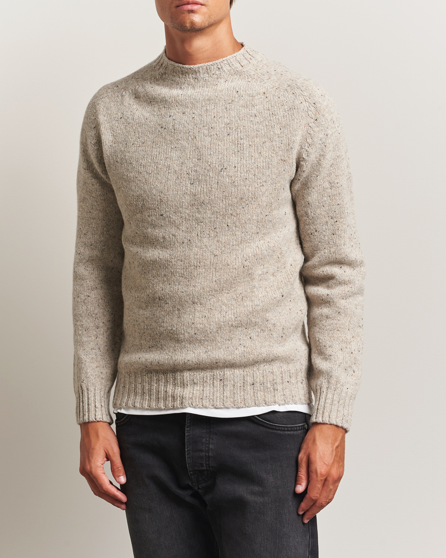 Herre | Trøjer | Harley Of Scotland | Donegal Wool Crewneck Mull