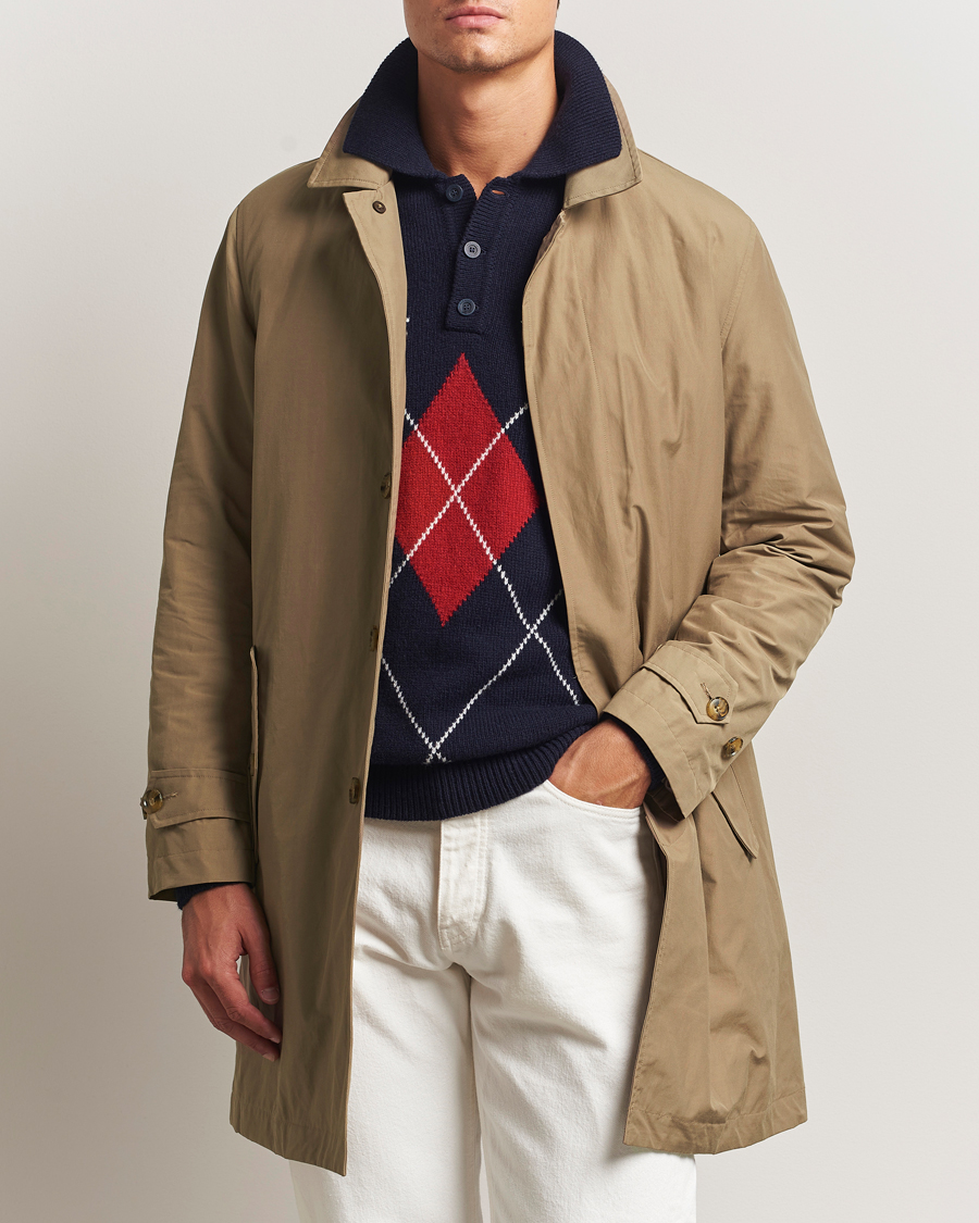 Herre | Jakker | Baracuta | G10 Detachable Cloth Coat Tan