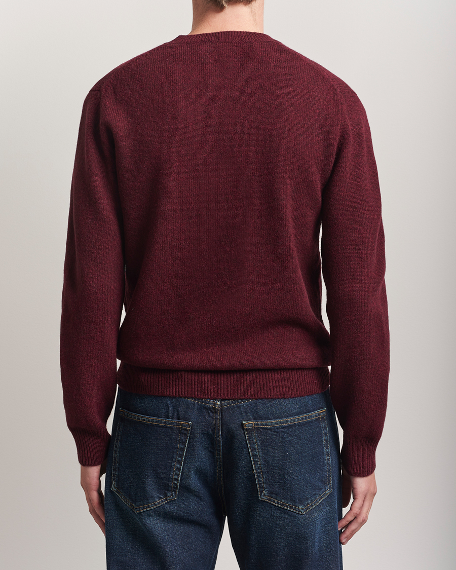 Herre | Trøjer | Baracuta | Shetland Virgin Wool Crew Neck Andorra