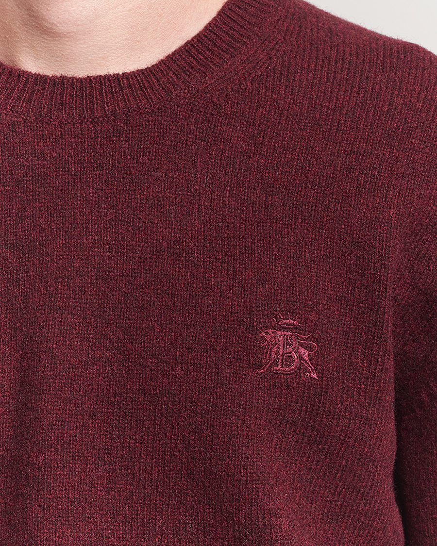 Herre | Trøjer | Baracuta | Shetland Virgin Wool Crew Neck Andorra