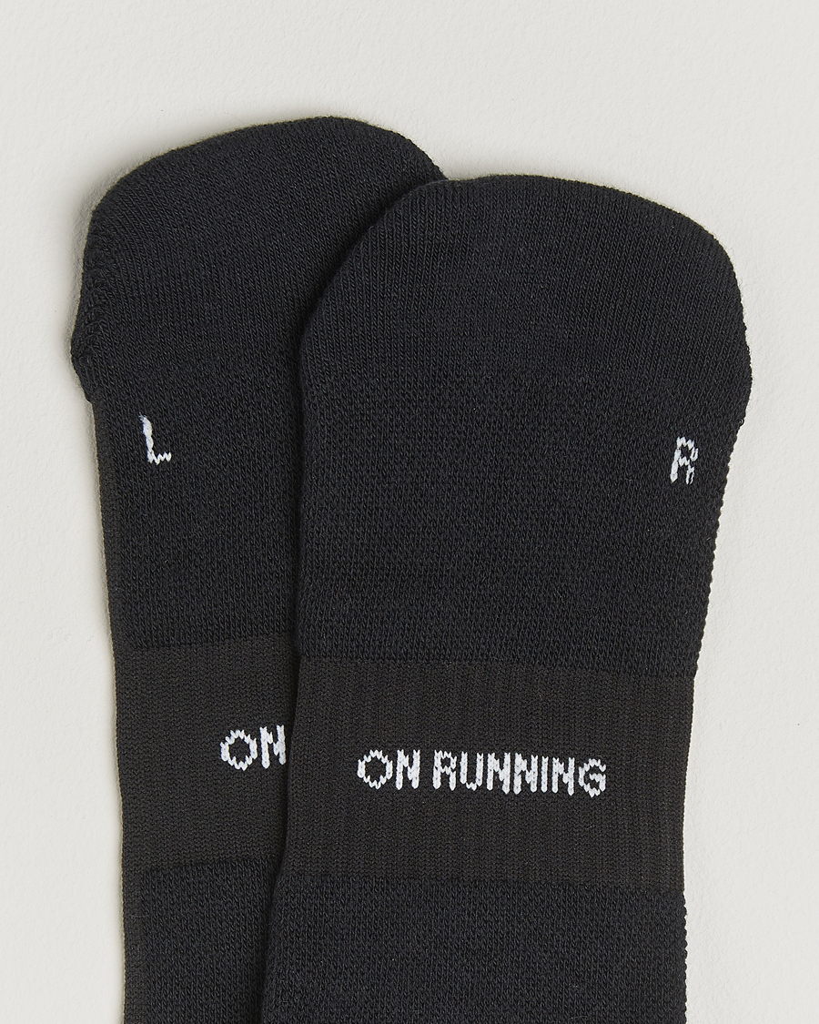 Herre | Undertøj | On | Core Run Sock Mid 2-Pack Black