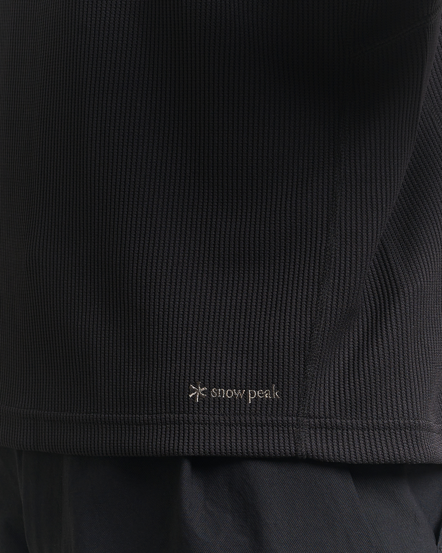 Herre | T-Shirts | Snow Peak | Dry Thermal Long Sleeve T-Shirt Black