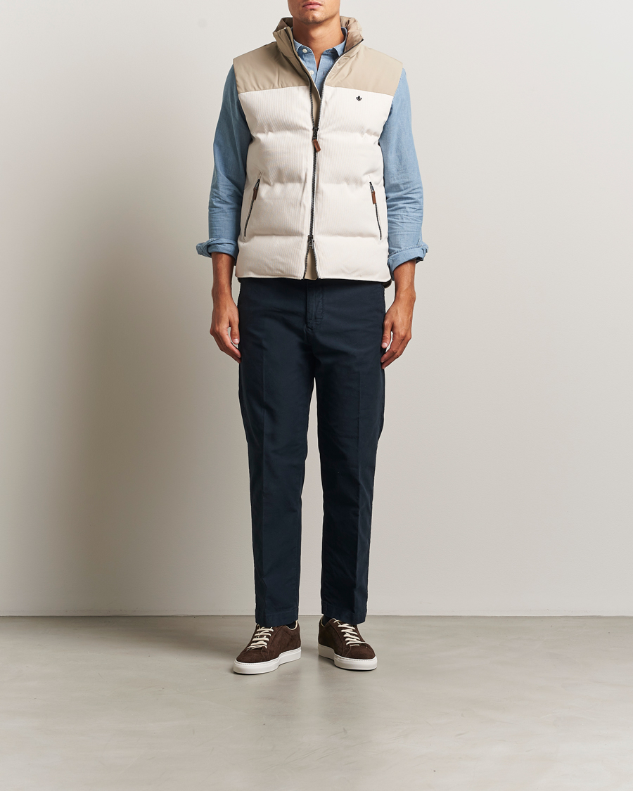Herre | Veste | Morris | Catton Puffer Vest Off White