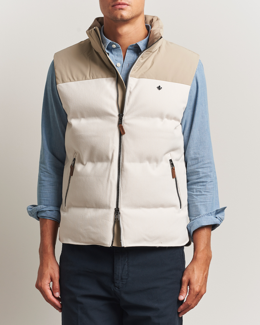 Herre | Veste | Morris | Catton Puffer Vest Off White