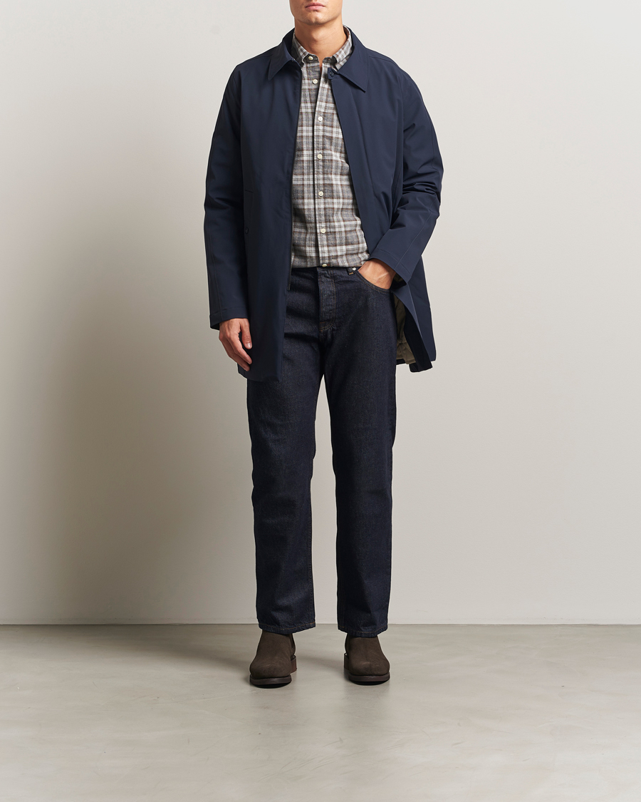 Herre | Jakker | Morris | Grant Car Coat Navy