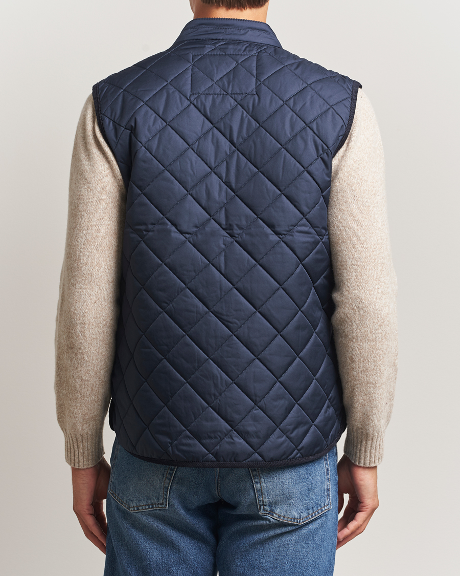 Herre | Veste | Morris | Teddy Quilted Vest Navy