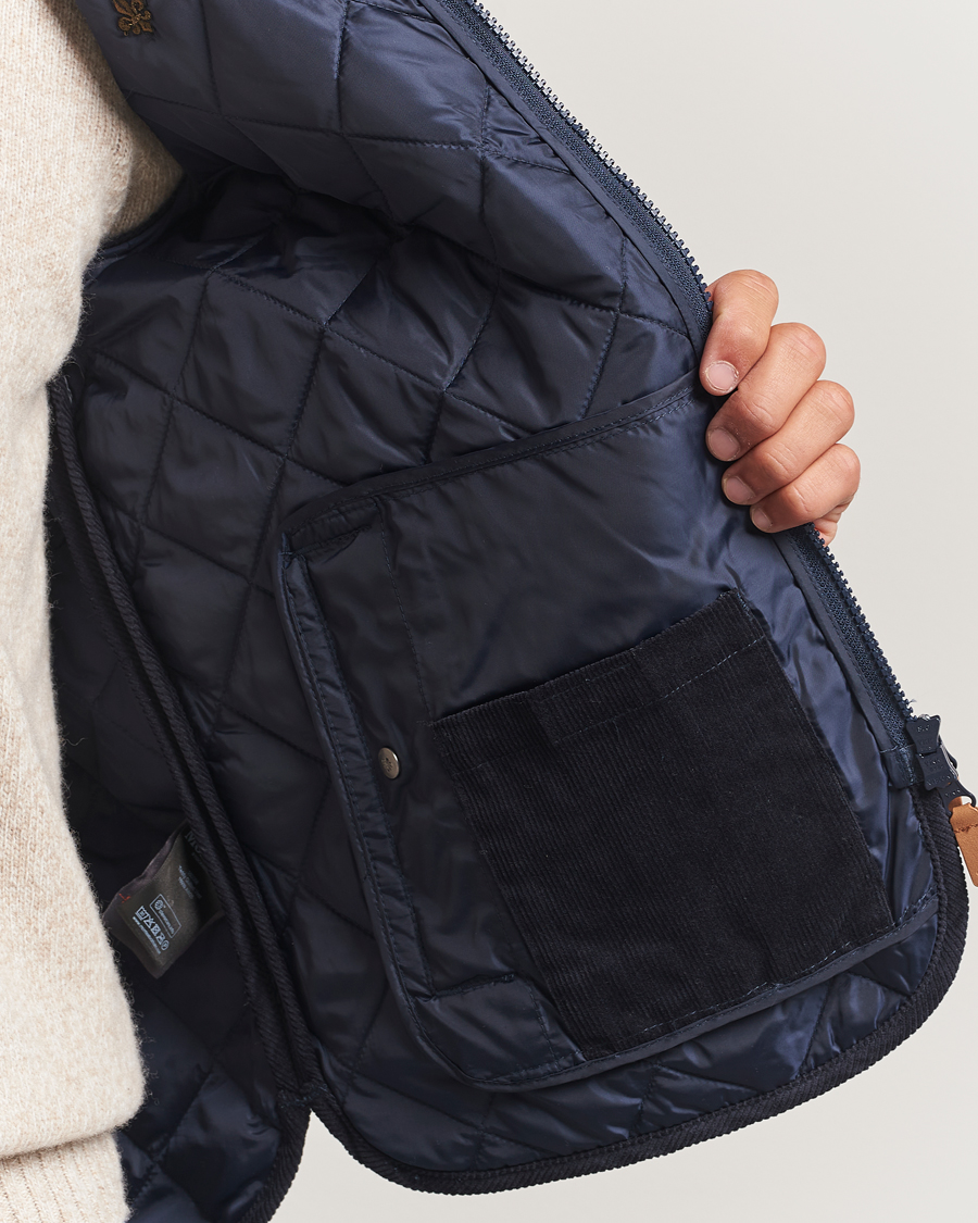 Herre | Veste | Morris | Teddy Quilted Vest Navy