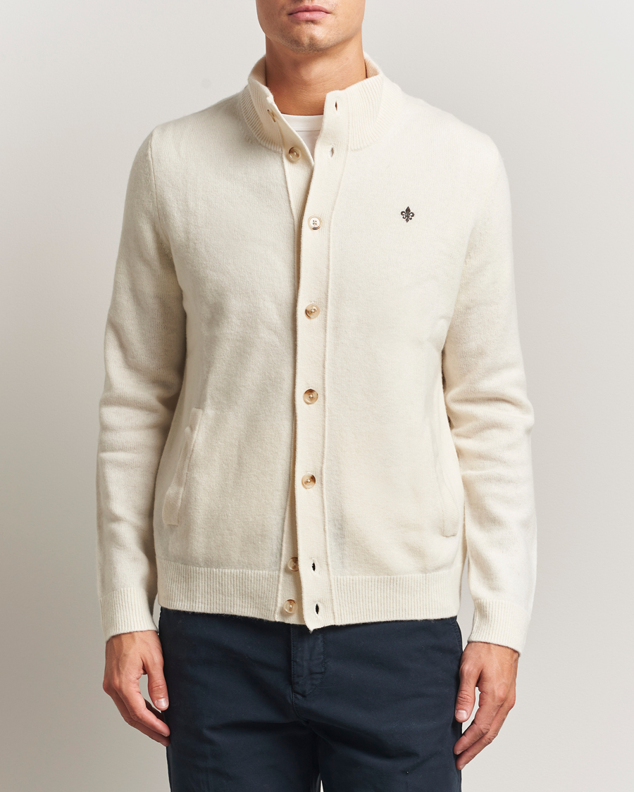 Herre | Trøjer | Morris | Hertford Button Cardigan Off White