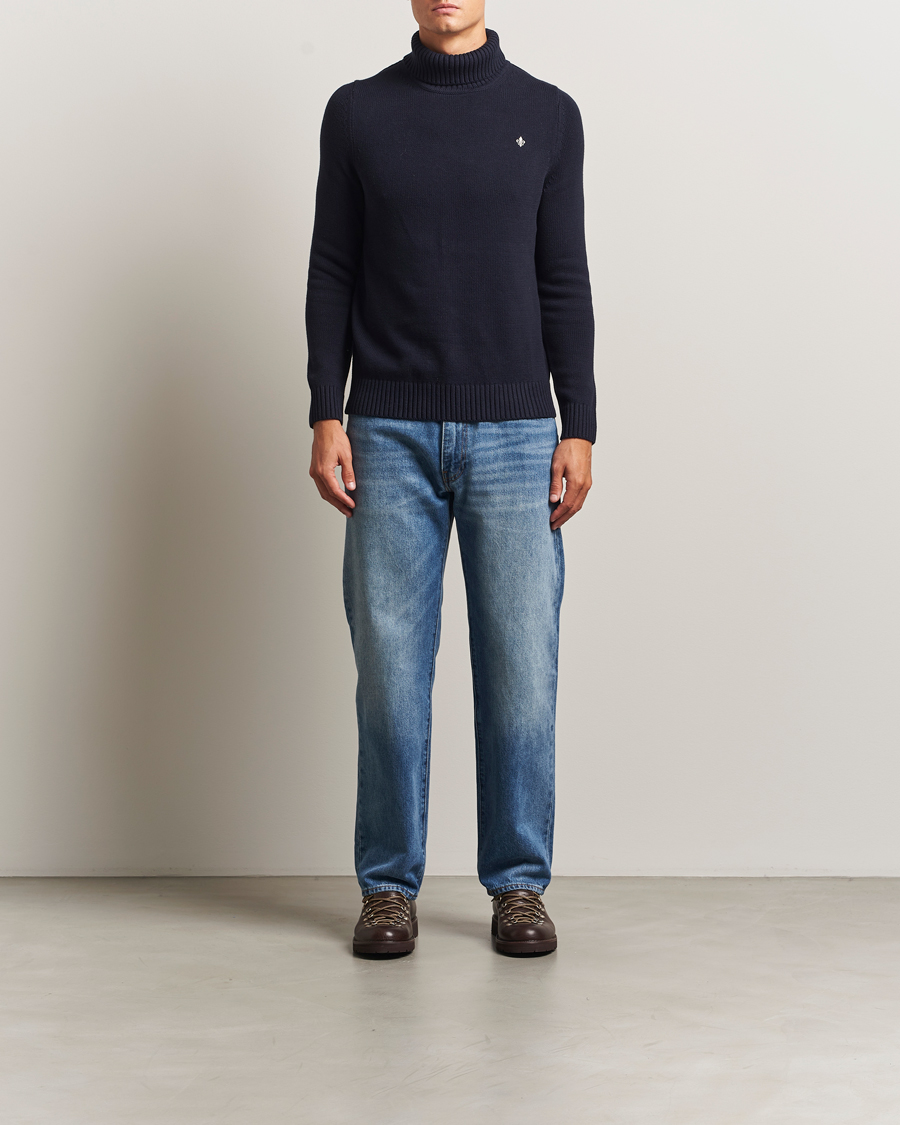 Herre | Trøjer | Morris | Howard Roller Neck Navy