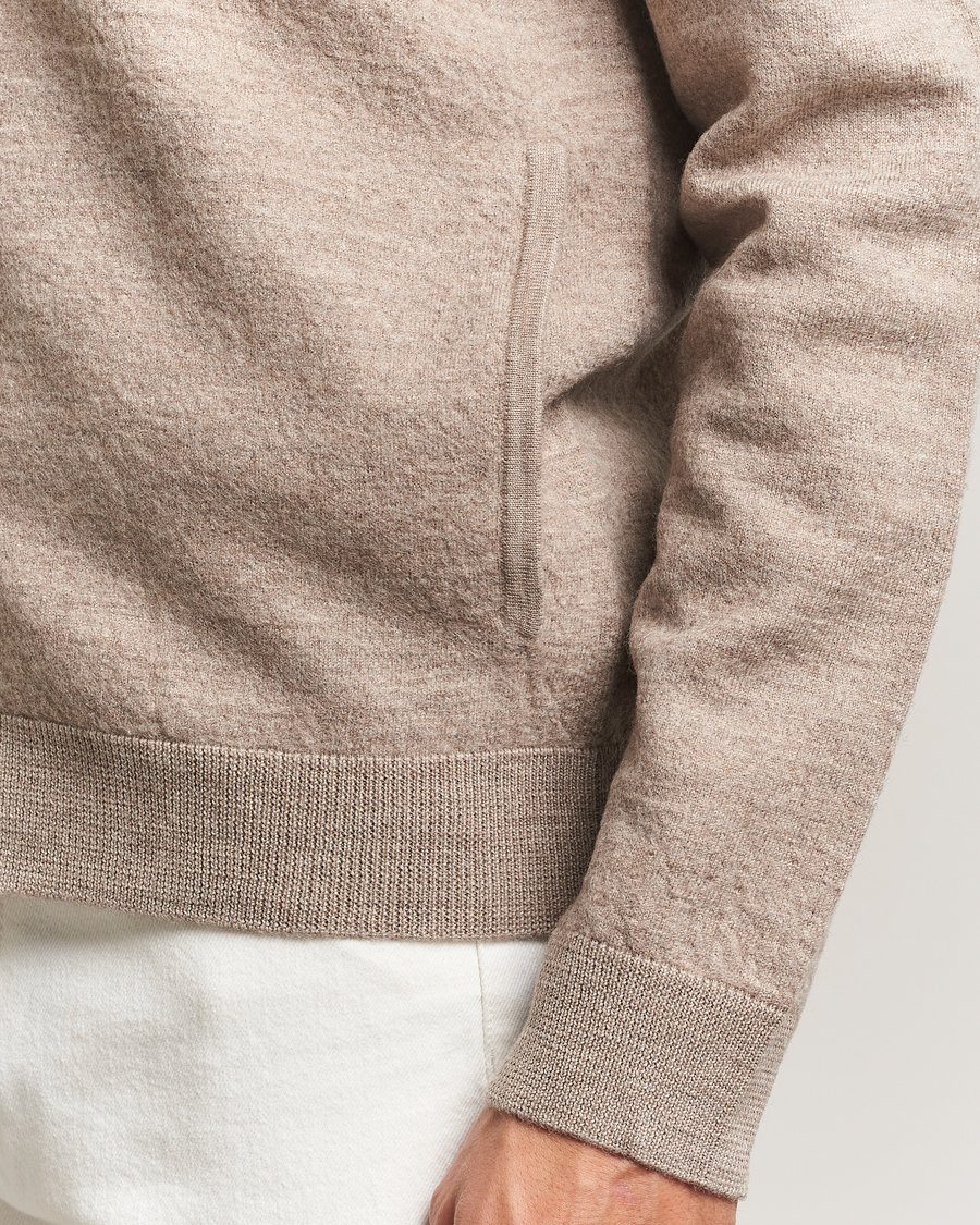 Herre | Trøjer | Morris | Corke Knitted Zip Jacket Khaki