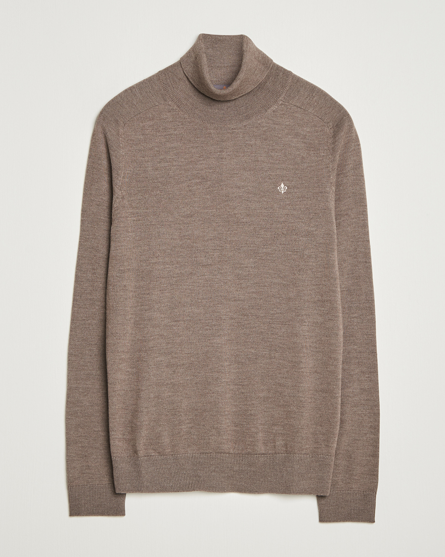 Herre | Trøjer | Morris | Merino Roller Neck Brown