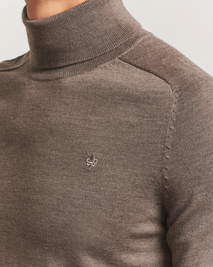 Herre | Trøjer | Morris | Merino Roller Neck Brown
