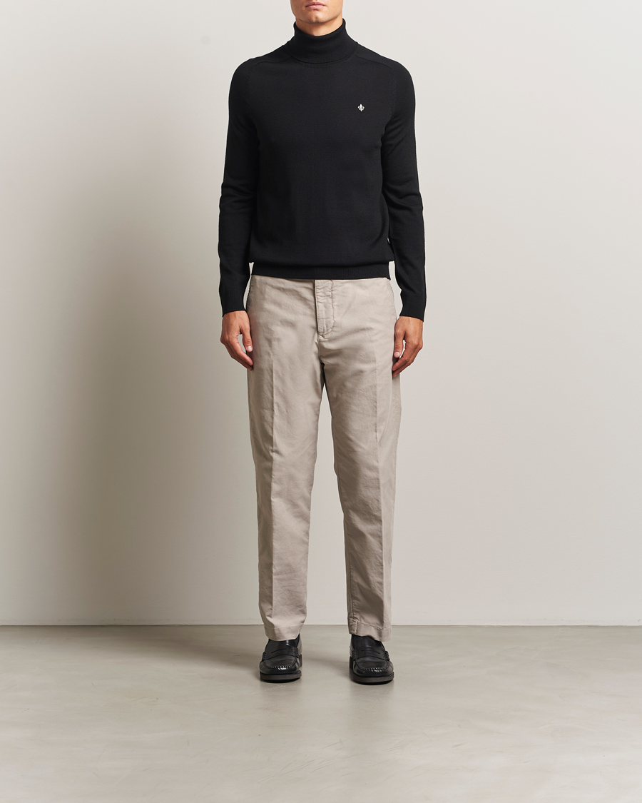 Herre | Trøjer | Morris | Merino Roller Neck Black