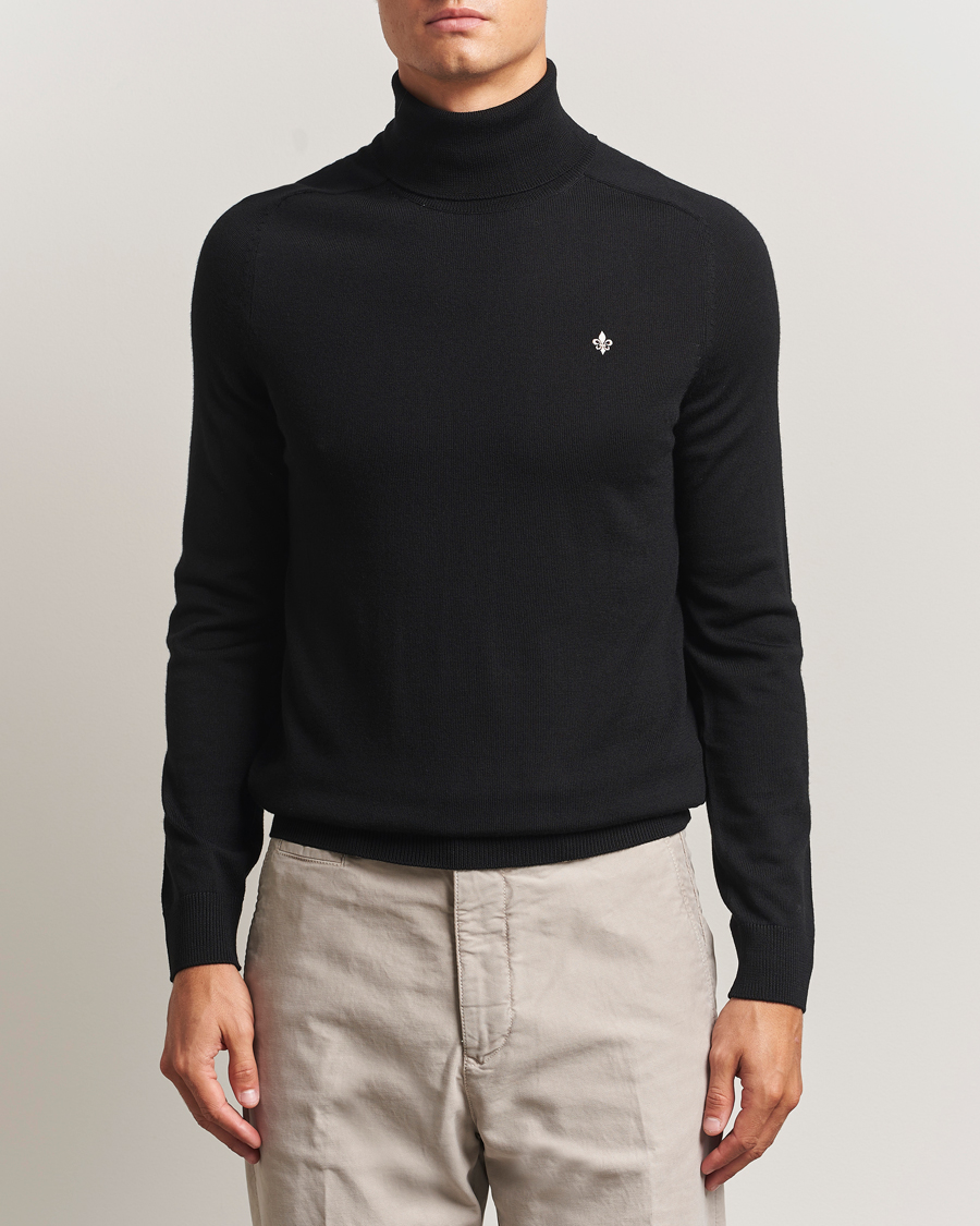 Herre | Trøjer | Morris | Merino Roller Neck Black