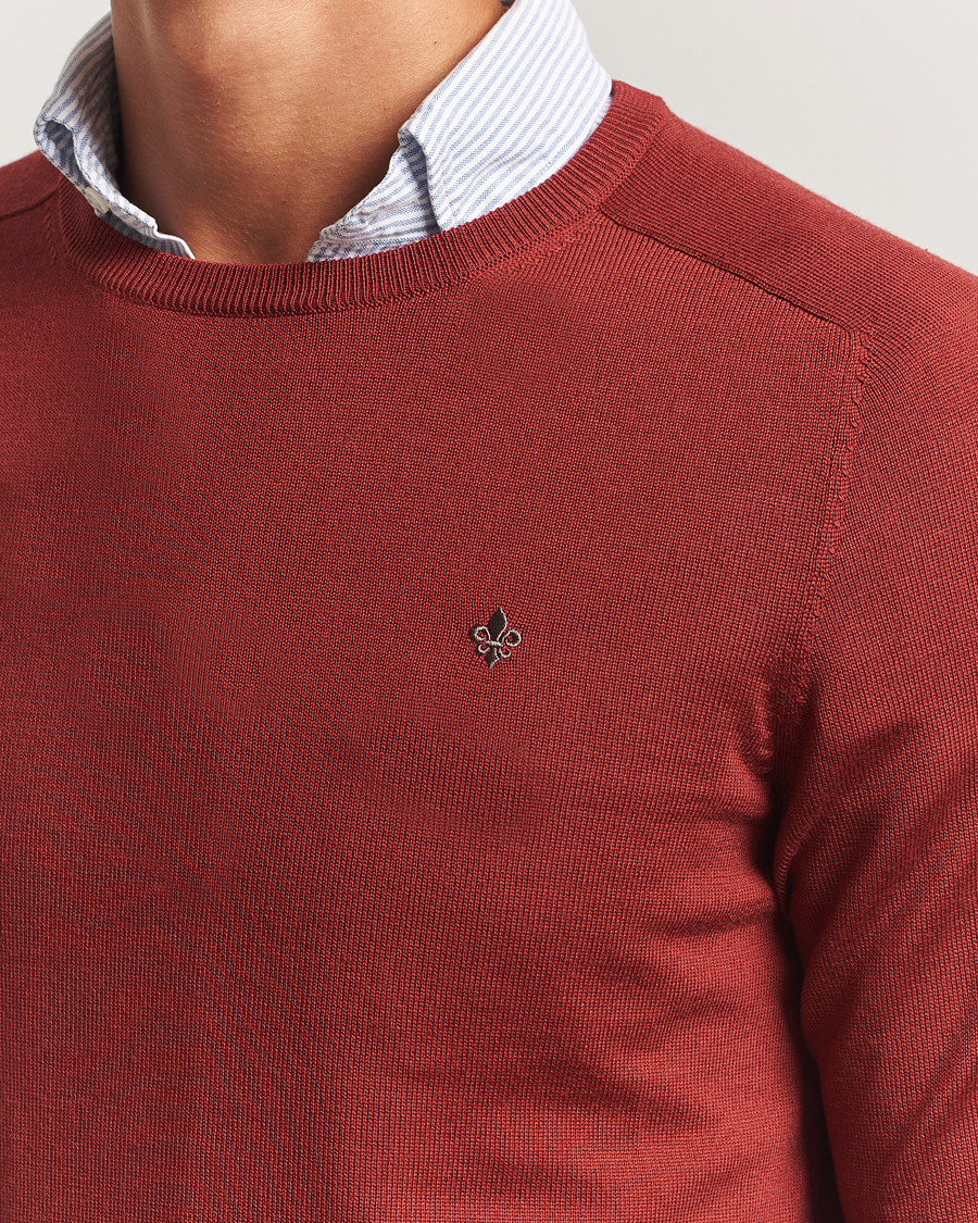 Herre | Trøjer | Morris | Merino O-Neck Red
