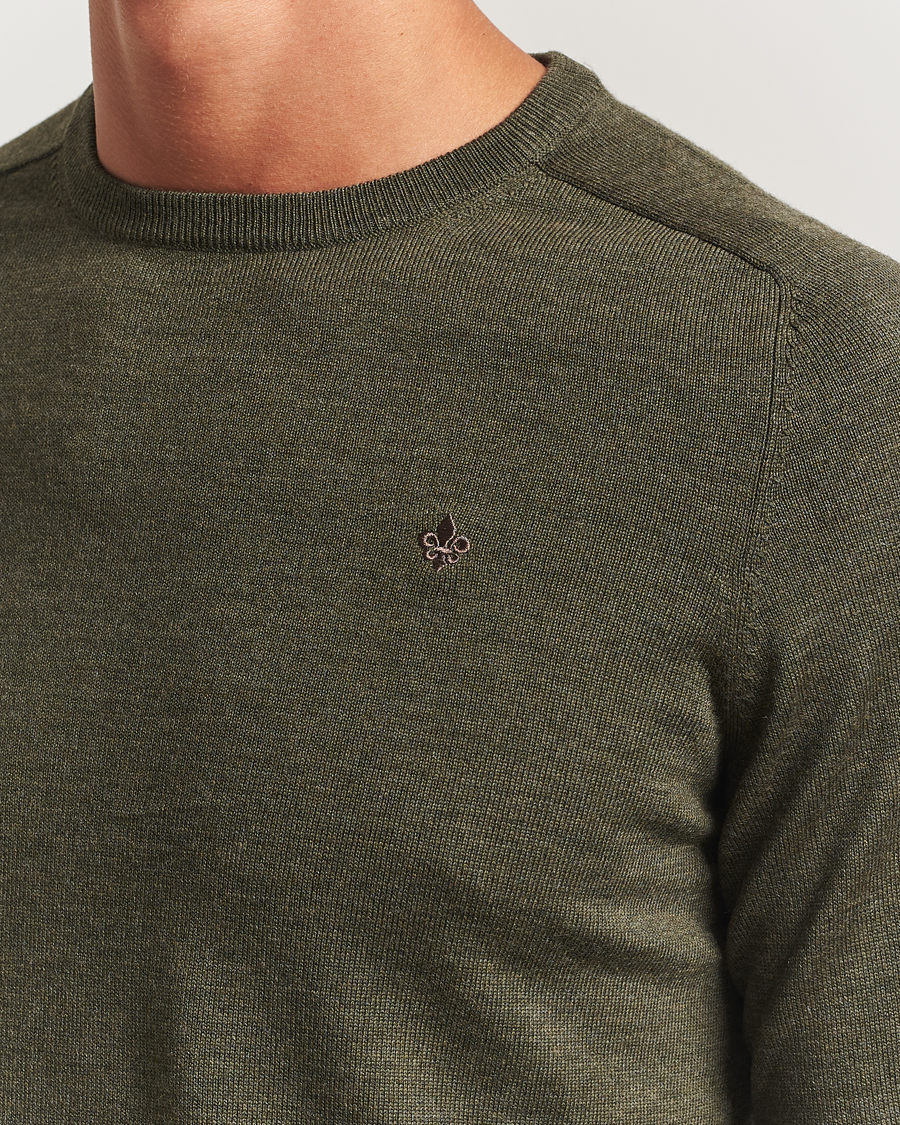 Herre | Trøjer | Morris | Merino O-Neck Olive