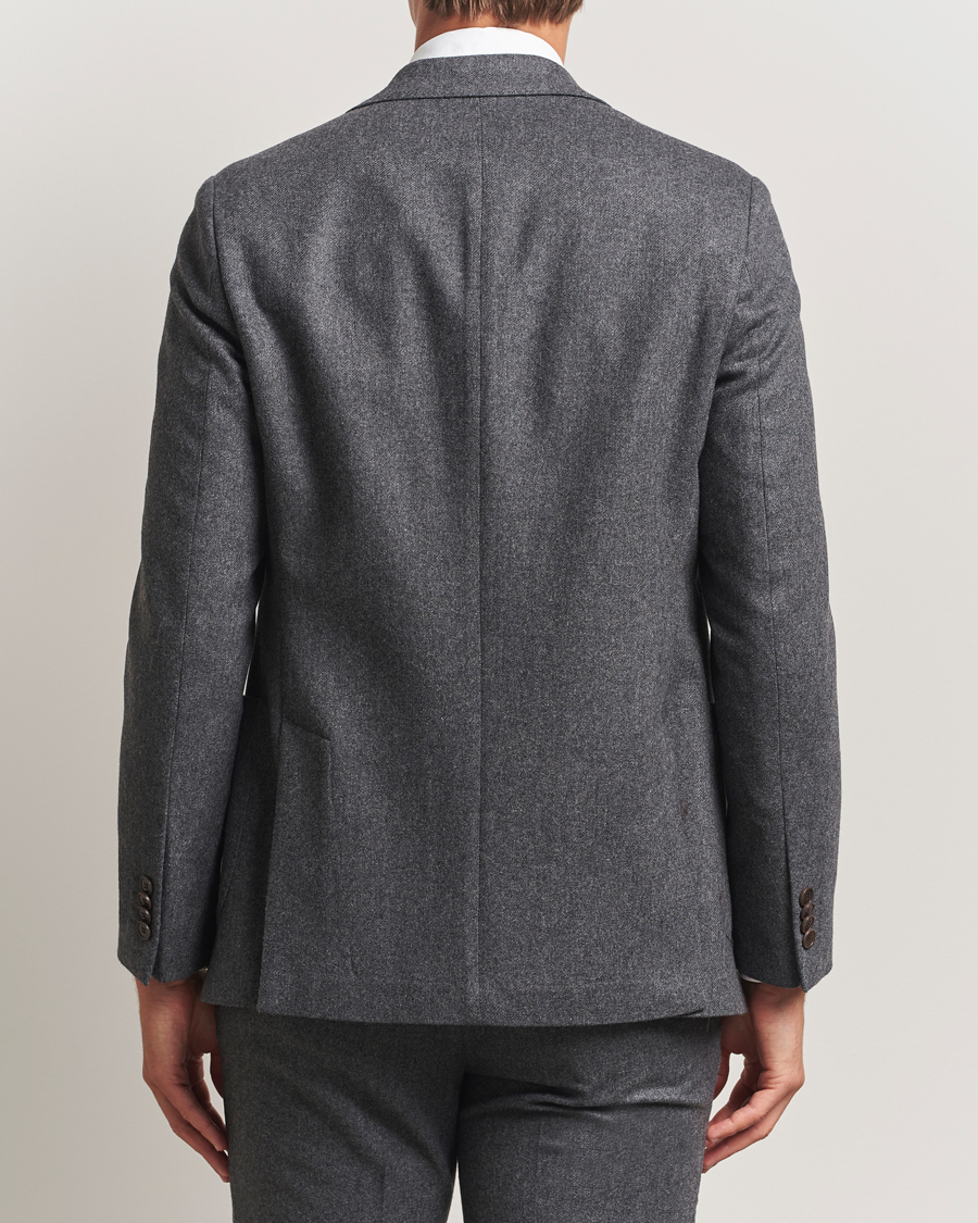 Herre | Blazere & jakker | Morris | Flannel Wool Blazer Grey