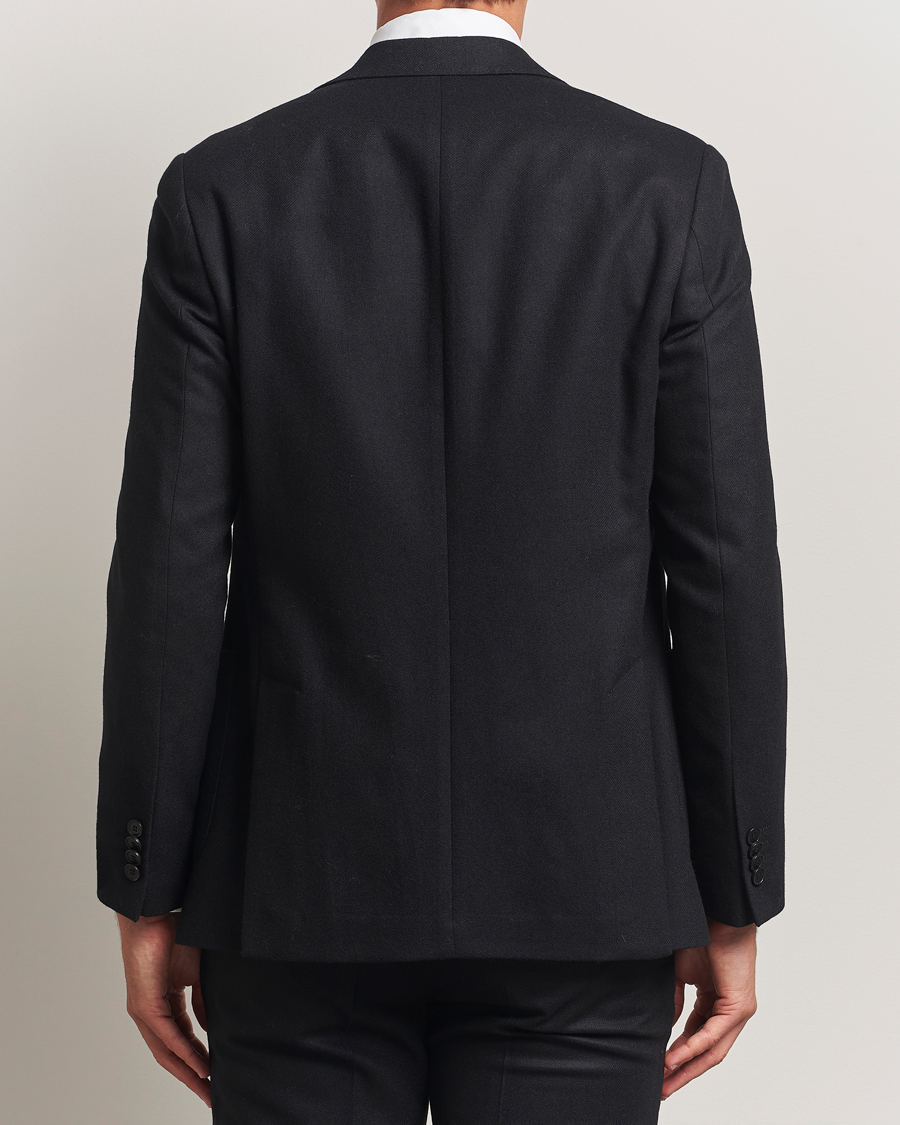 Herre | Blazere & jakker | Morris | Flannel Wool Blazer Black