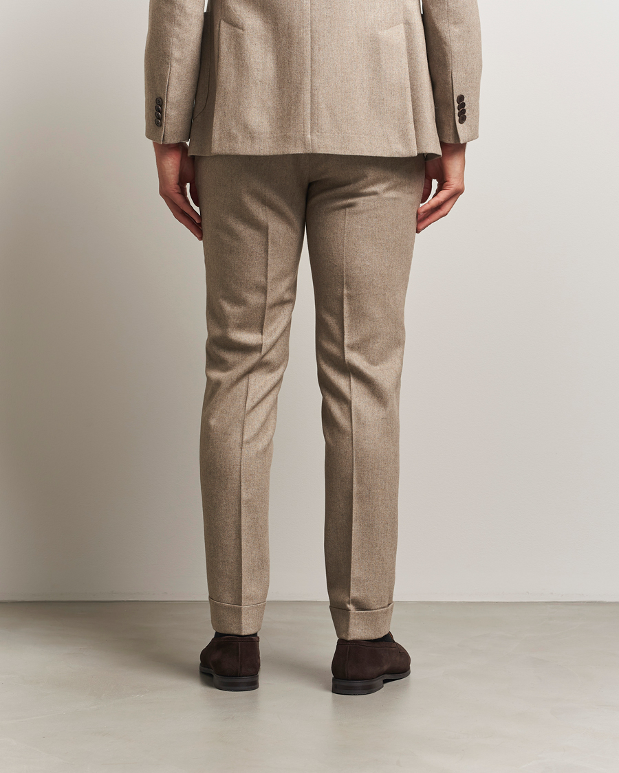 Herre | Bukser | Morris | Jack Flannel Trousers Khaki