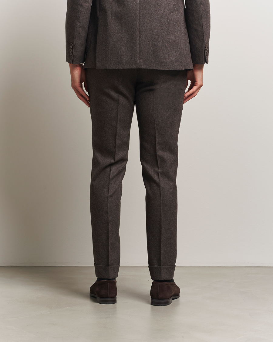 Herre | Bukser | Morris | Jack Flannel Trousers Brown