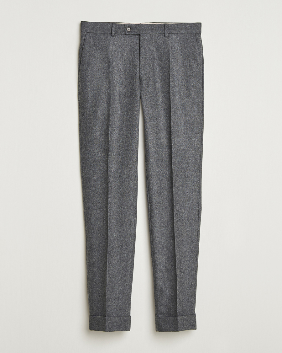 Herre | Bukser | Morris | Jack Flannel Trousers Grey
