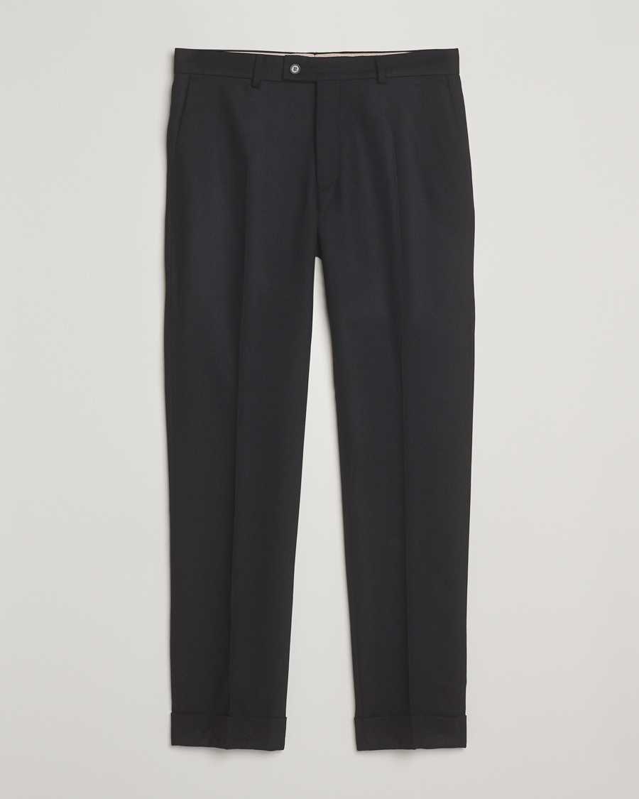 Herre | Bukser | Morris | Jack Flannel Trousers Black