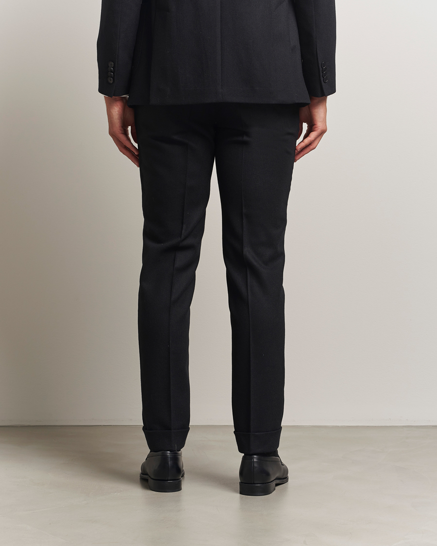 Herre | Bukser | Morris | Jack Flannel Trousers Black