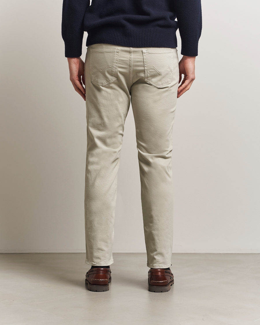 Herre | Bukser | Morris | James Brushed 5-Pocket Pants Khaki