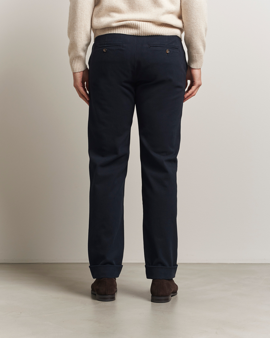 Herre | Bukser | Morris | Jack Soft Twill Trousers Blue