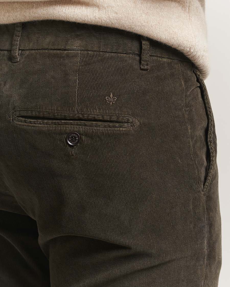 Herre | Bukser | Morris | Jeffrey Cord Chinos Olive