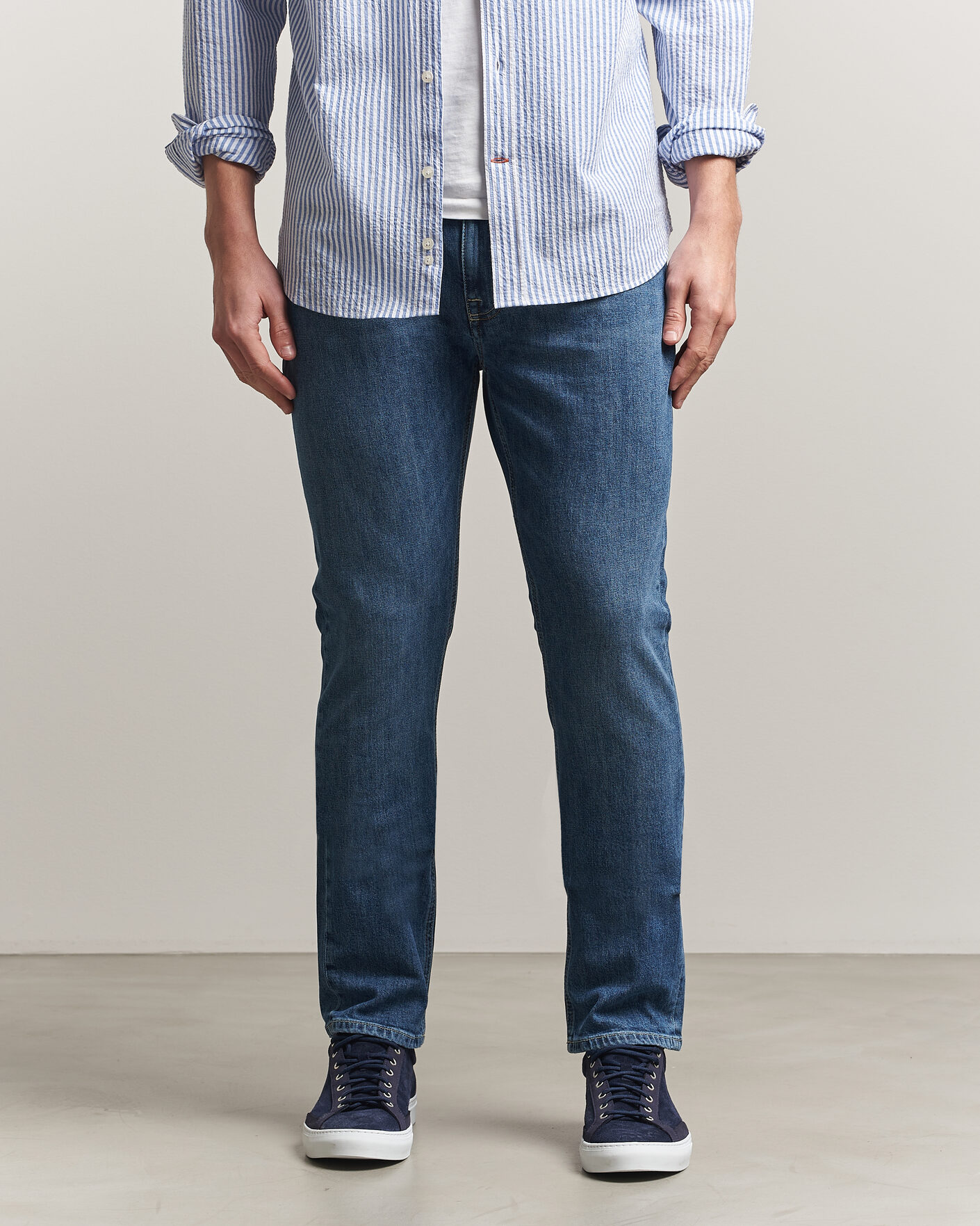 Herre | Jeans | Morris | Steve Stretch Jeans One Year Wash