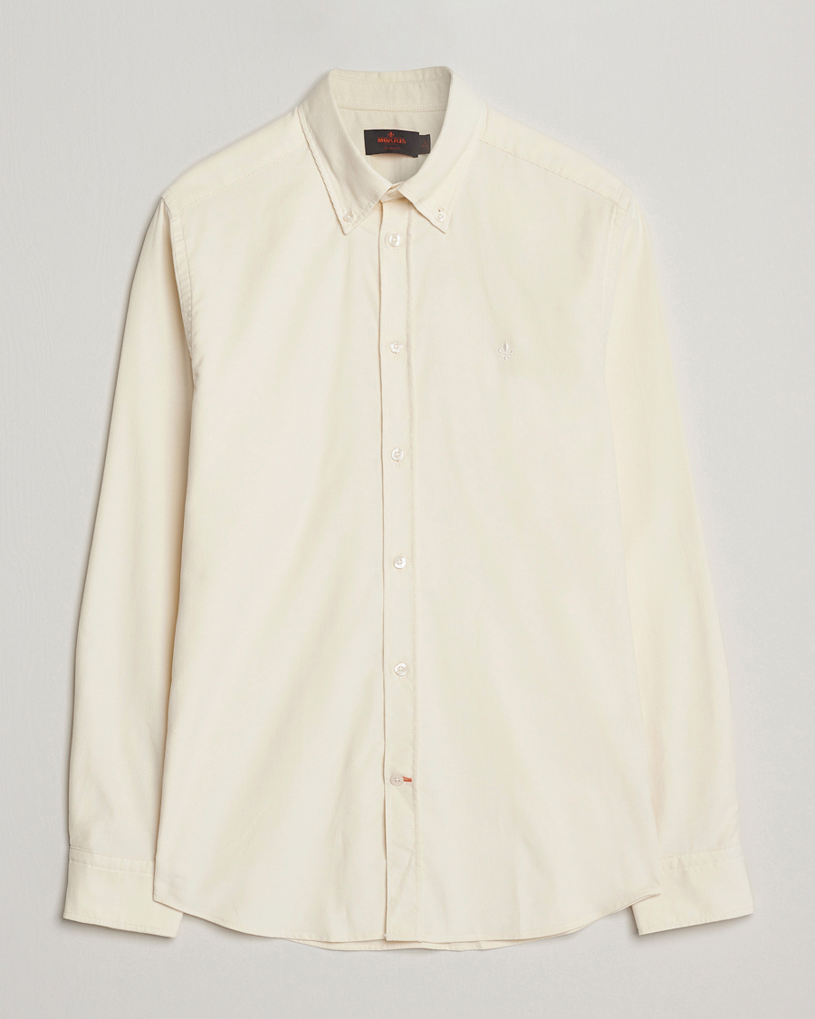 Herre | Skjorter | Morris | Douglas Corduroy Shirt Off White