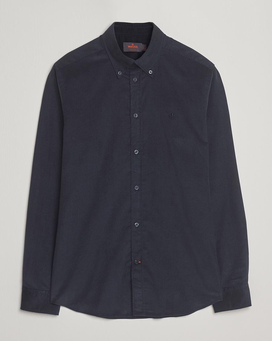 Herre | Skjorter | Morris | Douglas Corduroy Shirt Navy