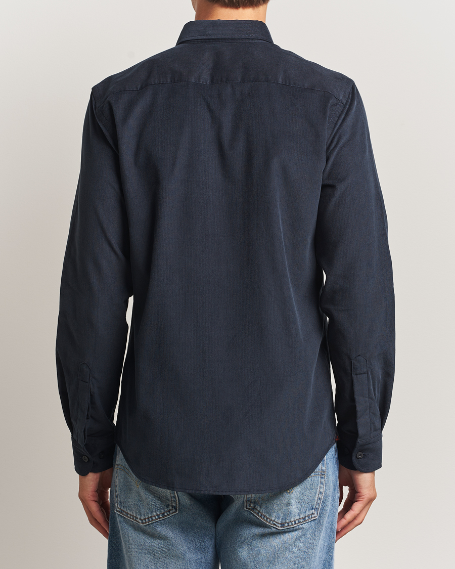Herre | Skjorter | Morris | Douglas Corduroy Shirt Navy