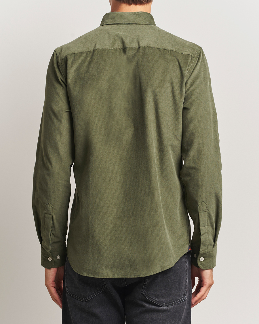 Herre | Skjorter | Morris | Douglas Corduroy Shirt Olive