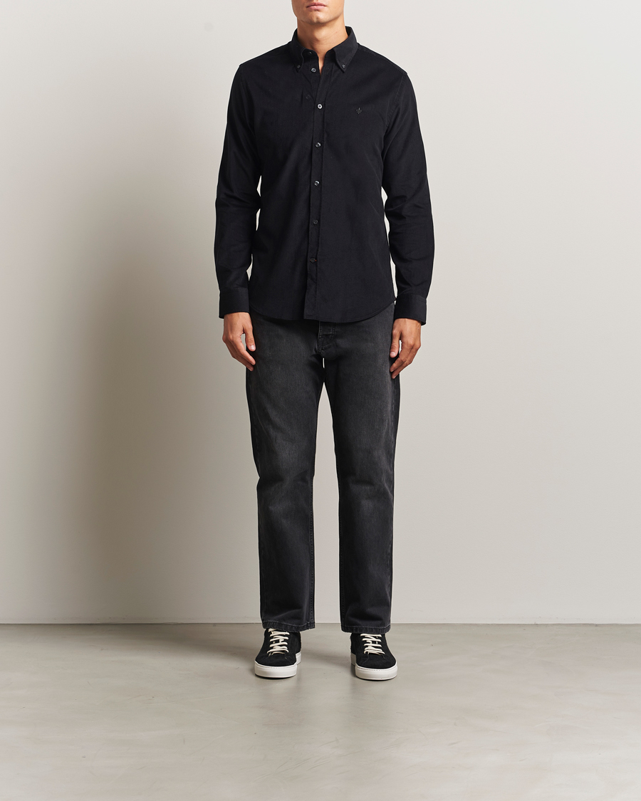 Herre | Skjorter | Morris | Douglas Corduroy Shirt Grey