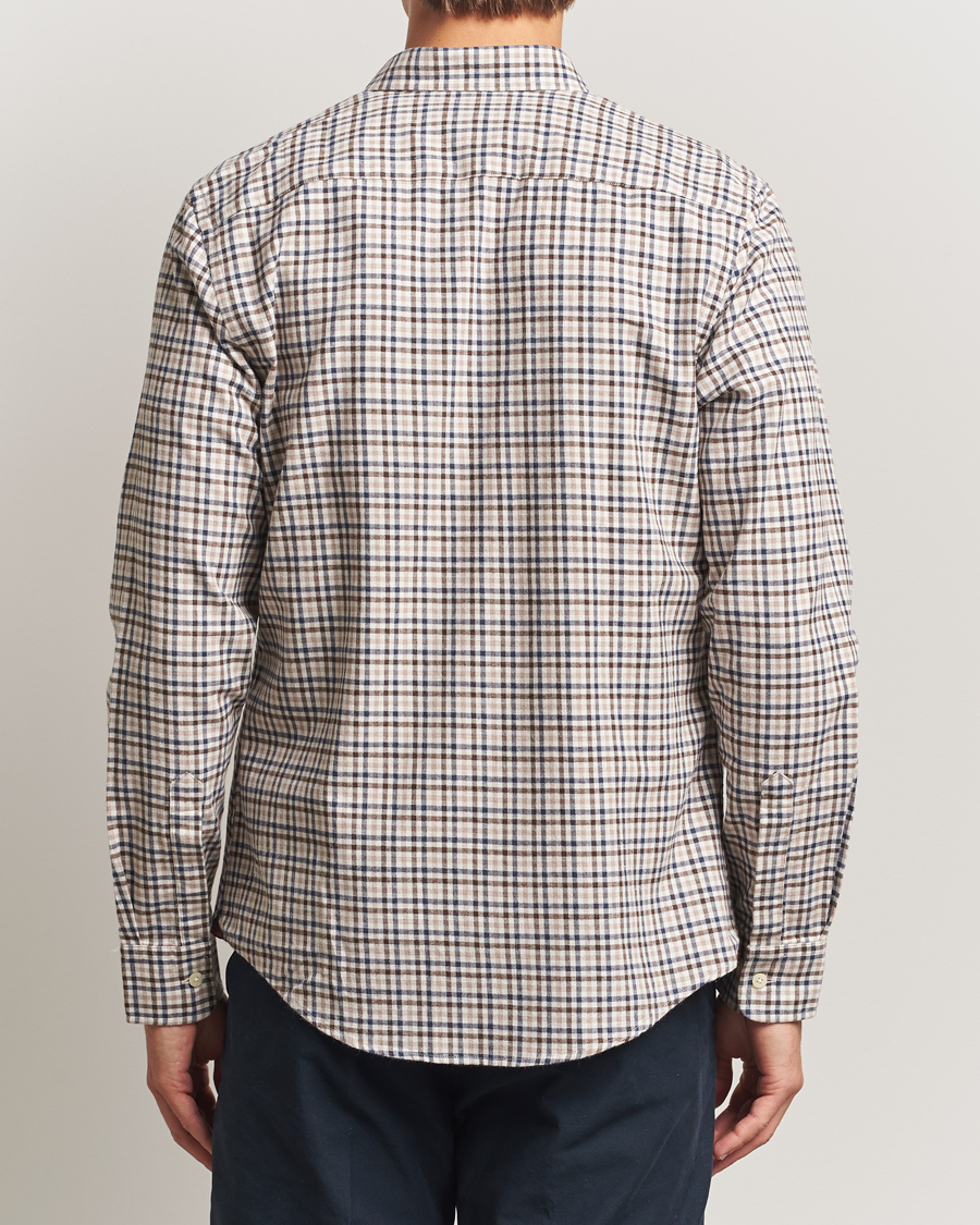 Herre | Skjorter | Morris | Watts Flannel Check Shirt Brown