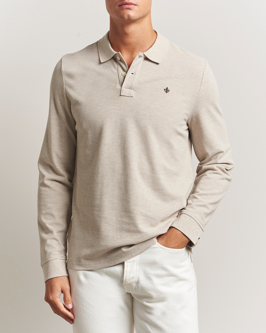 Herre | Trøjer | Morris | Camden Long Sleeve Polo Shirt Khaki