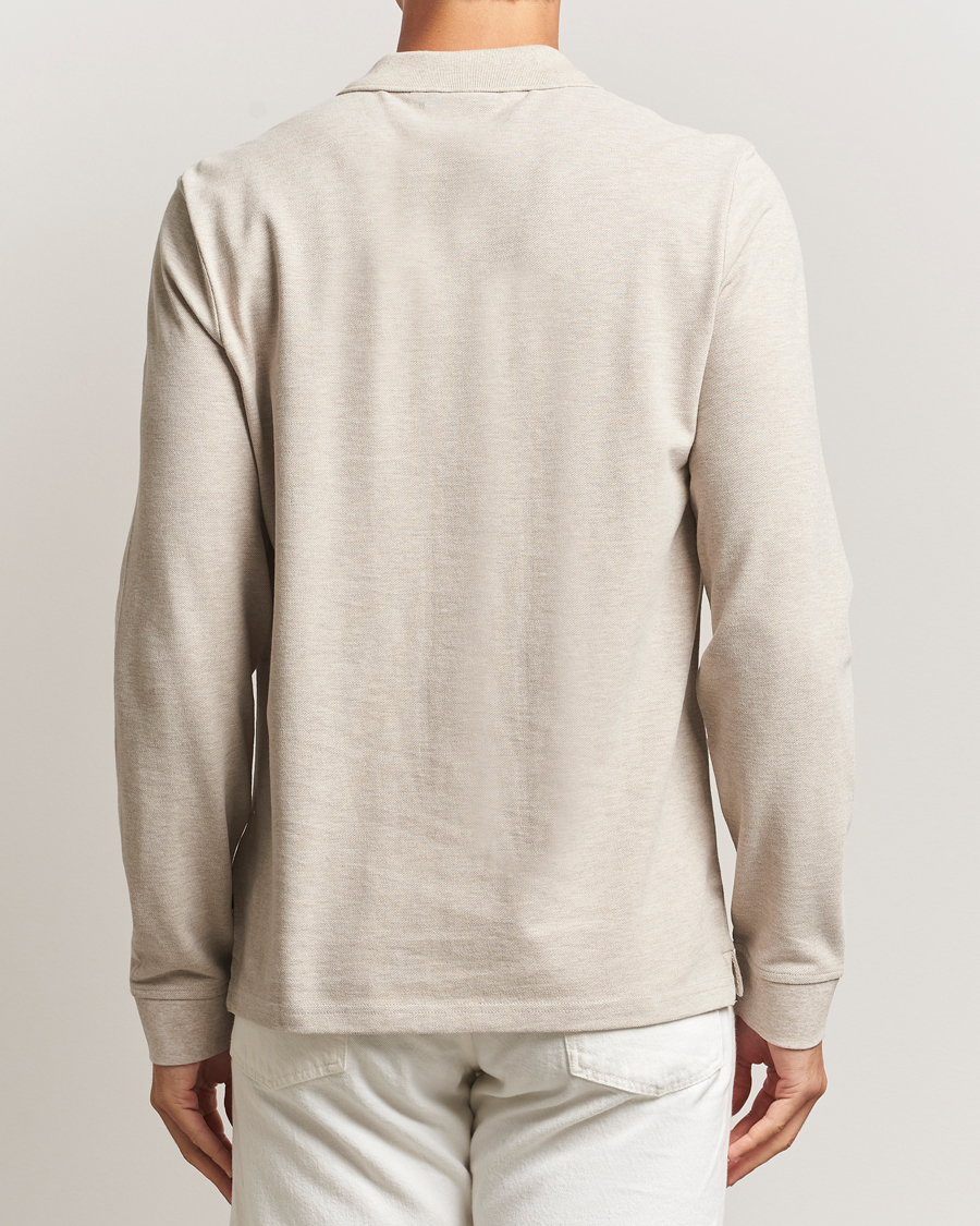 Herre | Trøjer | Morris | Camden Long Sleeve Polo Shirt Khaki