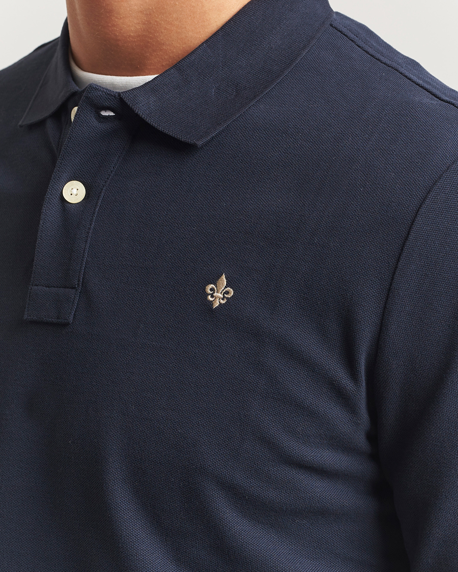 Herre | Trøjer | Morris | Camden Long Sleeve Polo Old Blue