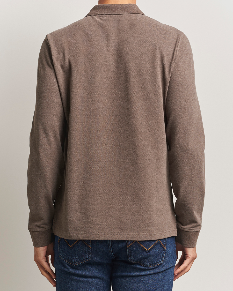 Herre | Trøjer | Morris | Camden Long Sleeve Polo Brown