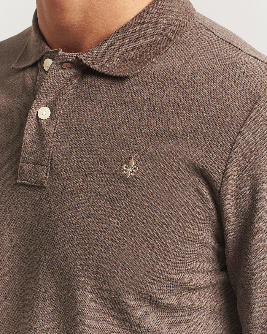 Herre | Trøjer | Morris | Camden Long Sleeve Polo Brown