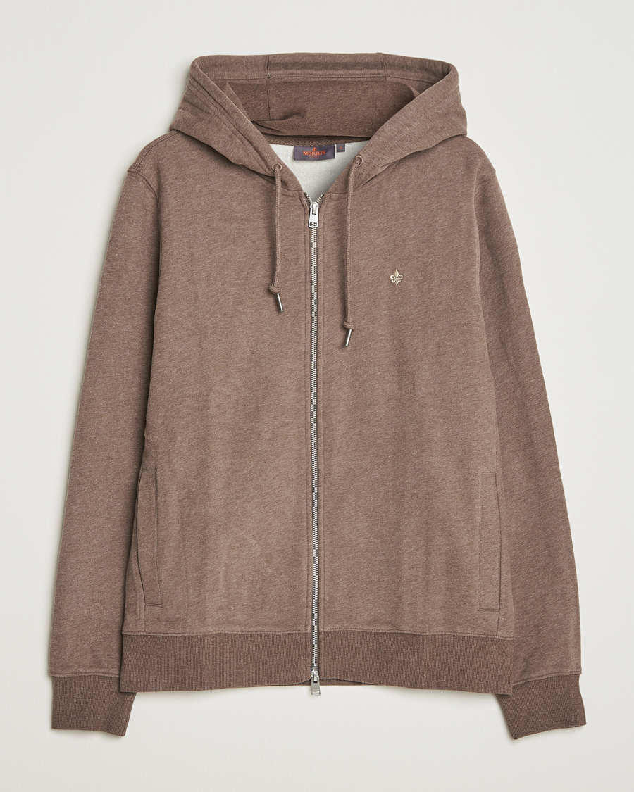Herre | Trøjer | Morris | Brandon Lily Full Zip Hoodie Brown