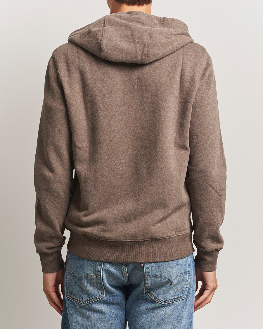 Herre | Trøjer | Morris | Brandon Lily Full Zip Hoodie Brown
