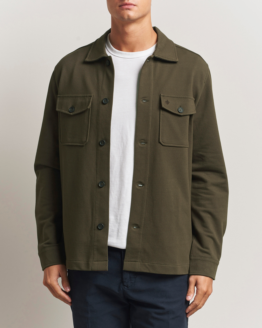 Herre | Skjorter | Morris | Andrew Jersey Overshirt Brown