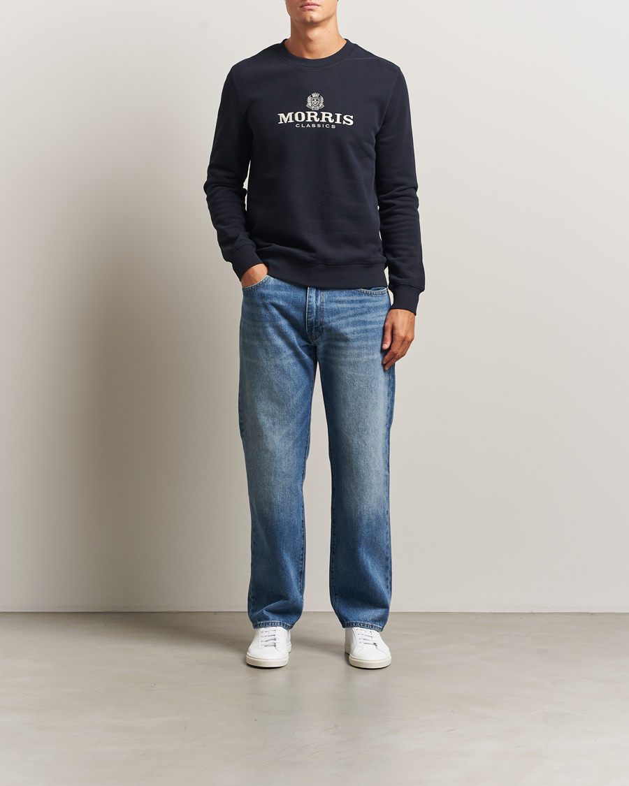 Herre | Trøjer | Morris | Brian Sweatshirt Old Blue
