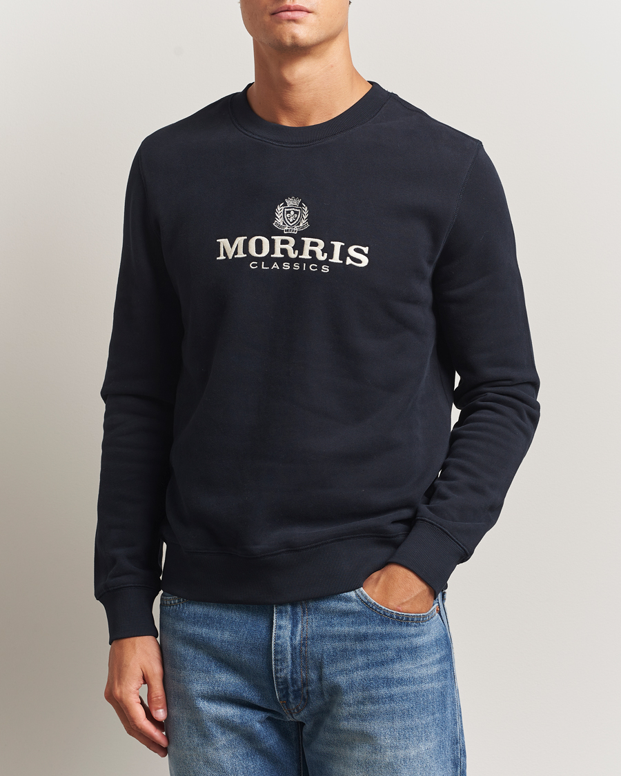 Herre | Trøjer | Morris | Brian Sweatshirt Old Blue