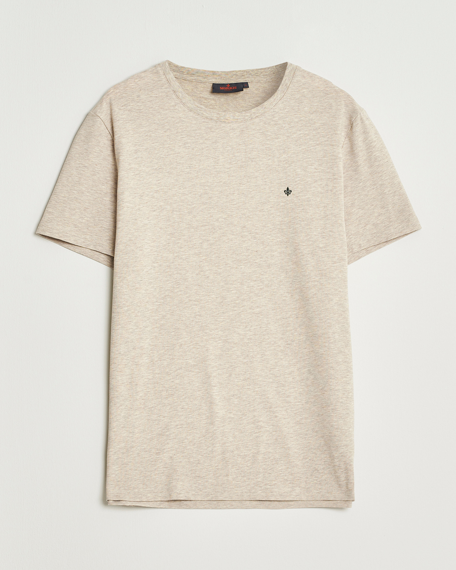 Herre | T-Shirts | Morris | James Crew Neck T-Shirt Khaki