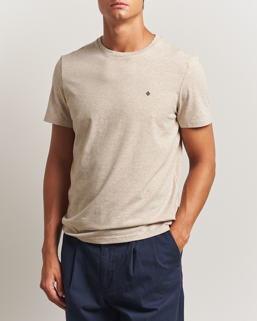 Herre | T-Shirts | Morris | James Crew Neck T-Shirt Khaki