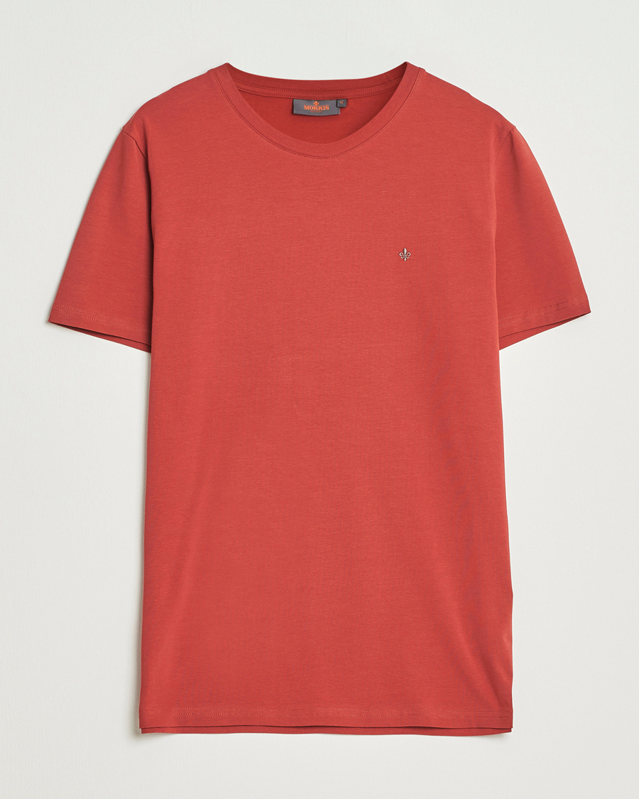 Herre | T-Shirts | Morris | James Crew Neck T-Shirt Red